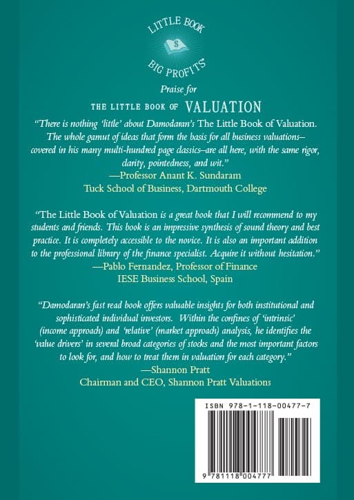 The Little Book of Valuation: How to Value a Company, Pick a Stock, and Profit