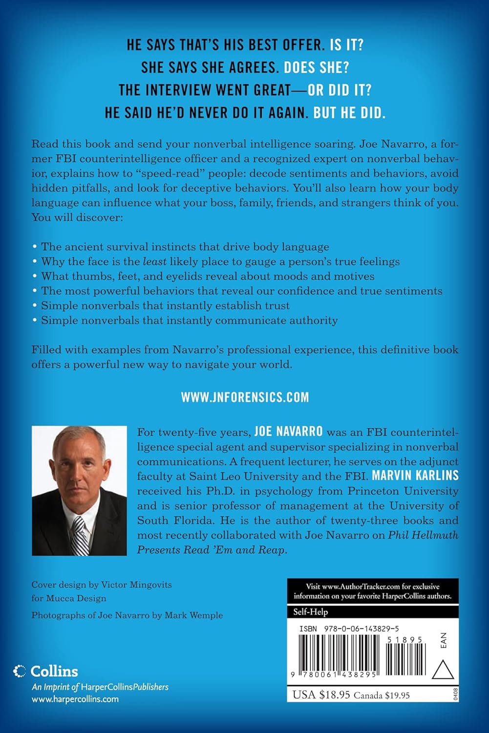 What Every Body Is Saying: An Ex-FBI Agent's Guide to Speed-Reading People