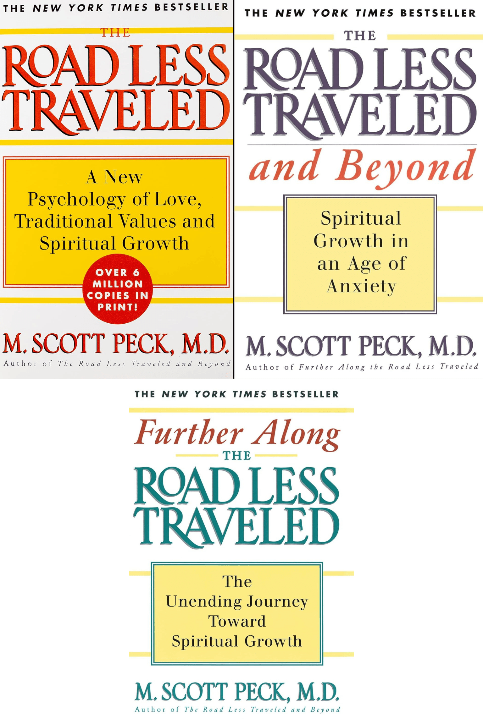 The Road Less Traveled, The Road Less Traveled and Beyond, Further Along the Road Less Traveled 3-book Pack